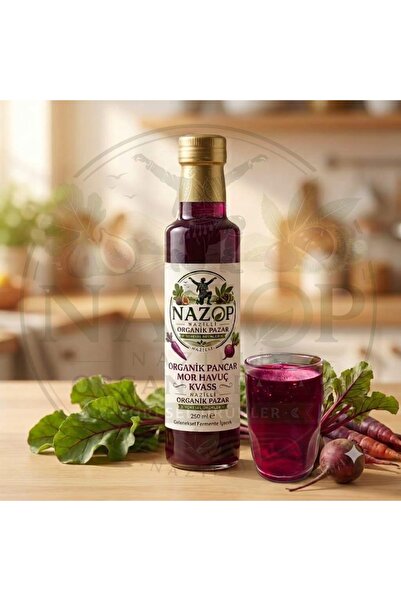 EgedenHerYere Organik Pancar & Mor Havuç Kvass 250 ml.
