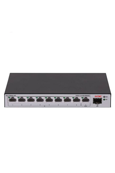 Universal H3c aolynk s1600v2-10p-hpwr 8ge poe+ (125w), 1x ge, 1xsfp metal man...