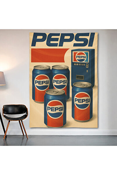 Geek Cultcha Pepsi Vintage Advertisement Wall Covering Wall Tapestry First Qu...