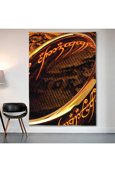 Geek Cultcha The Lord of the Rings One Ring Wall Covering Wall Tapestry First...