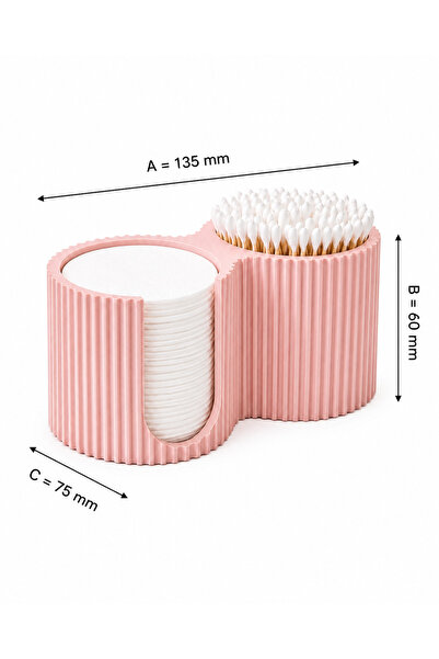 Mira Makeup Cotton and Swab Organizer(13Cmx6Cmx7Cm)