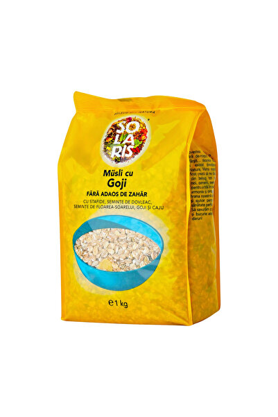 SOLARIS Musli cu Goji fara Zahar Adaugat 1kg