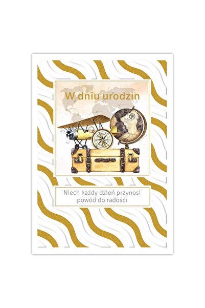 TREND Felicitare aniversara Silver, pentru barbat, format 168x118 mm, multico...