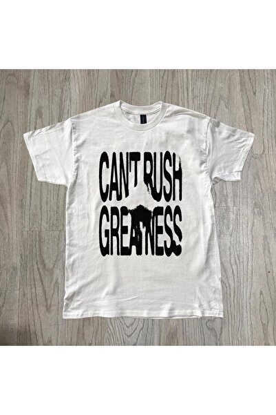 Grafftee Clothing Cant Rush Greatness Printed Unisex Oversize T-Shirt