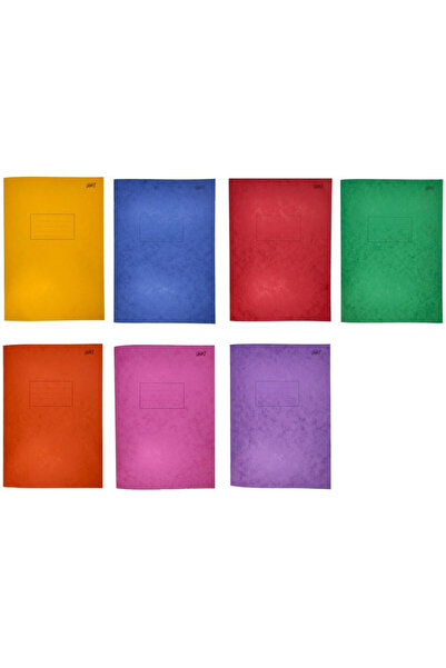 Unipap Caiet A4 60 file, cu patratele, coperta prespan, multicolor, 10 bucati
