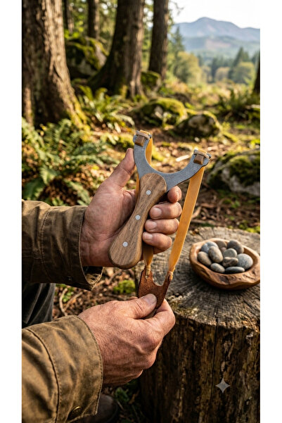 VatanseverOutdoor Vatansever Outdoor Profesyonel Çelik Sapan - Ahşap Saplı, 3...