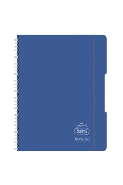 Herlitz Set 4 caiete A5 PP multicolor 80 file, patratel