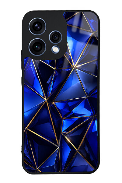 Spoyi Oppo Reno 15 Sapphire Crystal Edge Tasarımlı Glossy Telefon Kılıfı