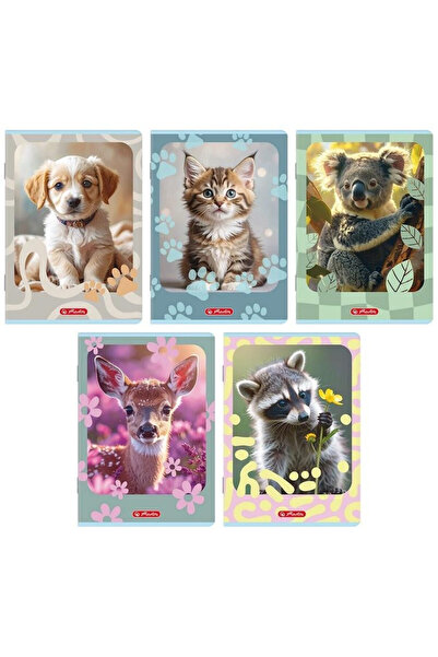 Herlitz Caiete A5 Animals set 10 multicolor 32 file in carouri
