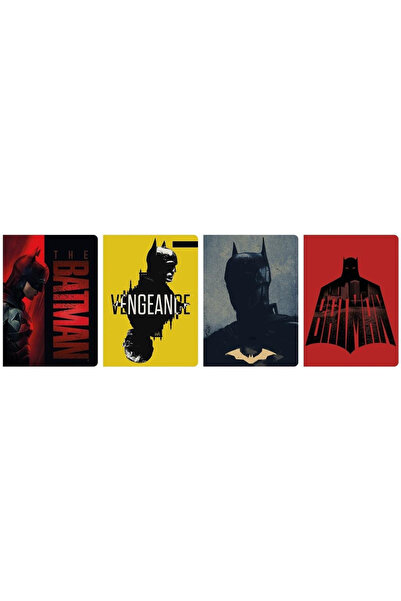 Beniamin Caiet Batman A5, 60 file, in linie, multicolor, 5 buc.