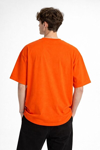 Aymood Panda - T-shirt sa printom, velika veličina, ORANGE