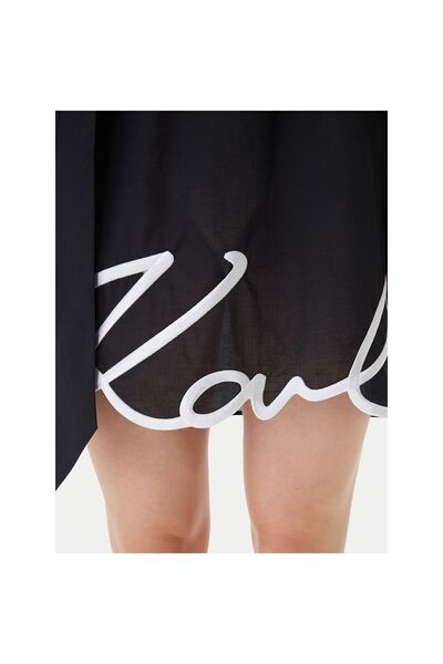 Karl Lagerfeld Rochie de plajă pentru femei A2W46075 Negru
