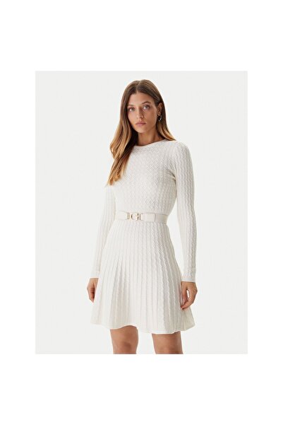 Guess Rochie tricotată de damă W5BK68Z2YJ2 Crem