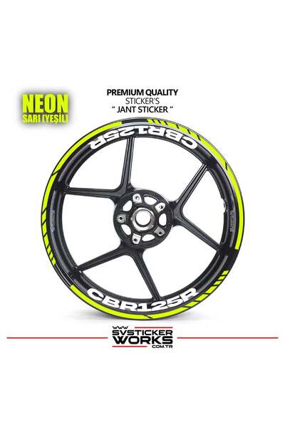 ARONA ملصق جنط هوندا CBR 125R داخلي وخارجي، ملصق مكتوب عليه CBR125R، موديل ملصق
