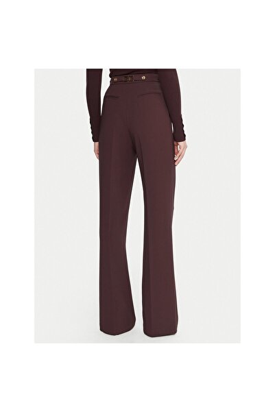 Elisabetta Franchi Pantaloni de damă din material textil PA09956E2 Bordeaux