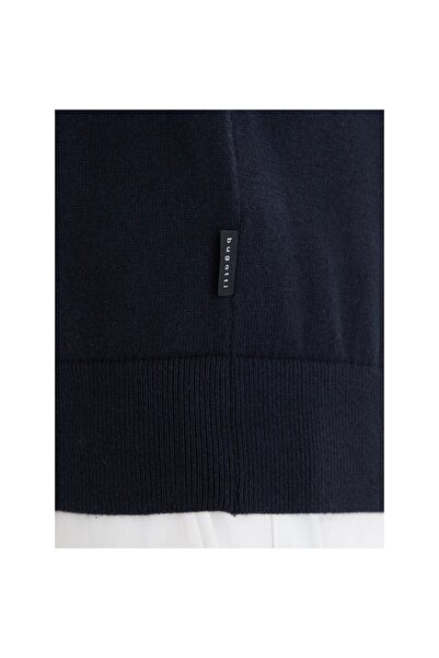 BUGATTI Tricou bărbătesc 7200 75516C Bleumarin