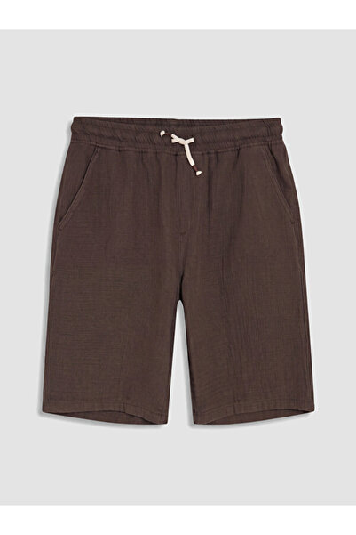 LC Waikiki Muslin Boy's Shorts with Waist Cord for Style Enthusiasts from Uzg...
