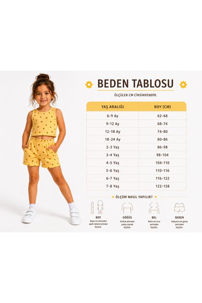 özge başaran Set crop top și pantaloni scurți pentru fete, din material elastic, set confortabil din două piese pentru vară