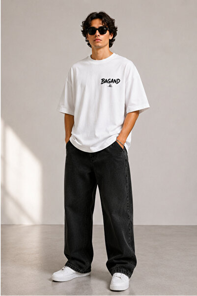 BAGAND Premium Oversize Unisex T-Shirt 100% Cotton Minimal Design T-Shirt