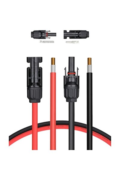 Next ®   Καλώδιο ηλιακού πάνελ, MC4, 3x2 μ, 12 AWG (4 mm²), Μαύρο/Κόκκινο