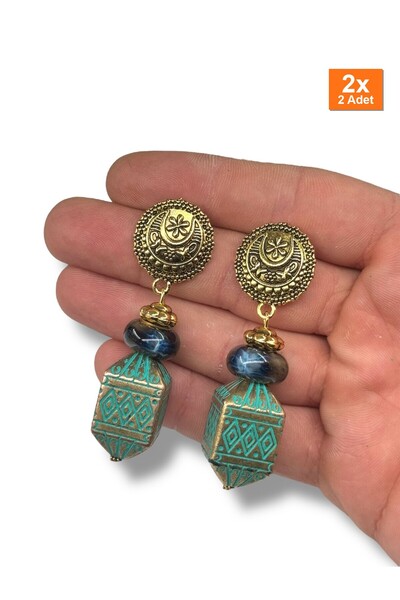 Bozhi أقراط مصنوعة يدويًا بتصميم خاص كهدية