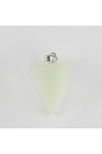 ZERO LAND Spt-Gld Phosphor Pandül Natural Stone Necklace (81341) Tip-Water Green