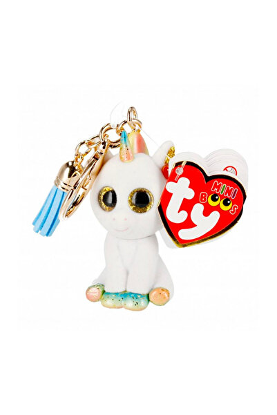 TY Mini Boos pandantiv unicorn alb - Pixy