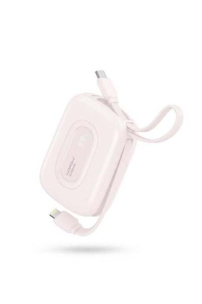 wopow SQ 73 Portable Charger with 20,000mAh capacity - Pink