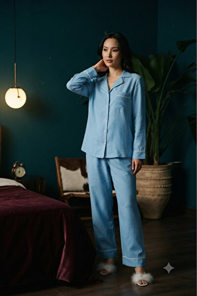 Tılsım Lingerie Premium Kupro Pajama Set – Silky-Soft, Breathable, Sustainabl...
