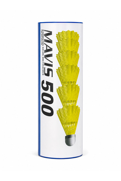 YONEX Mavis 500 Nylon Badminton Shuttlecock Tube – Yellow – Durable Training ...