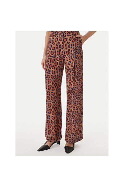 Lola Casademunt Pantaloni Palazzo de damă MS2614002 297 Maro