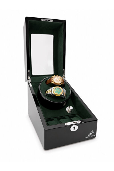 ROBERT TAYLOR Watch Winder Brooklands Collection 2 Slotlu Ultra Sessiz Otomat...