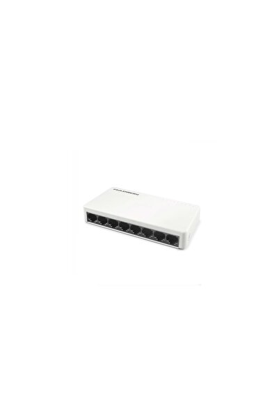 Midcom HDX1366 Ethernet Switch 8 Port 10/100 Mbps Beyaz