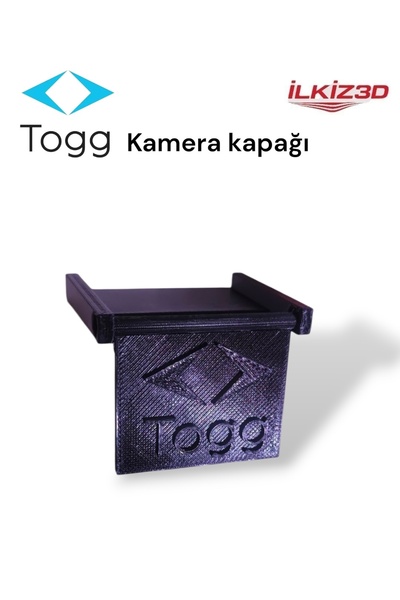 Togg T10X Uyumlu Logolu ve Açılır-Kapanır Kamera Kapağı