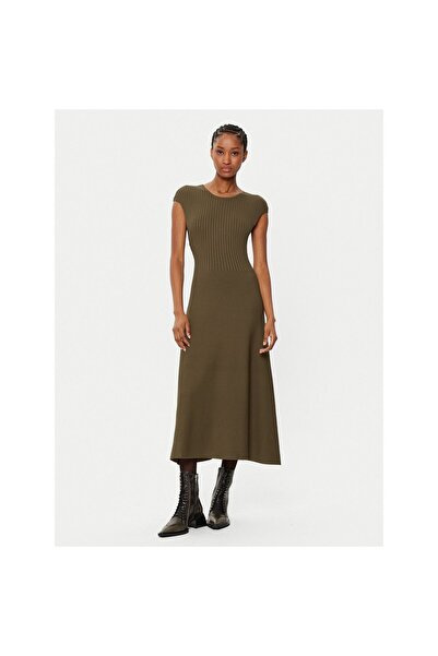 Armani Exchange Rochie tricotată de damă XW000119 AF10352 Verde