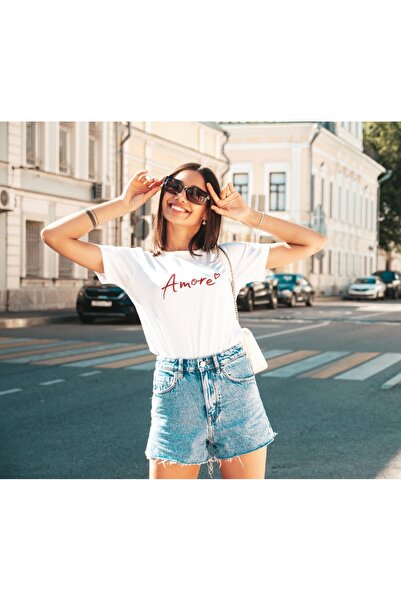 Grafftee Clothing Amore Printed Unisex Oversize T-Shirt