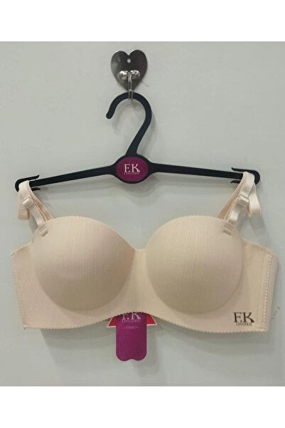 F.K Women's Padded Laser Cut Bra Without Underwire