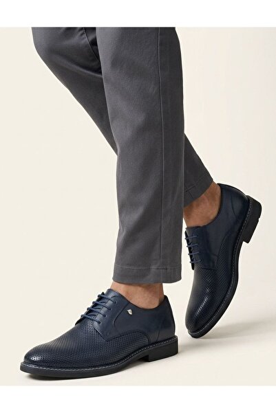 Gönbeler Men's Navy Blue Classic Casual Shoes Lightweight Soft Poly Sole Orth...