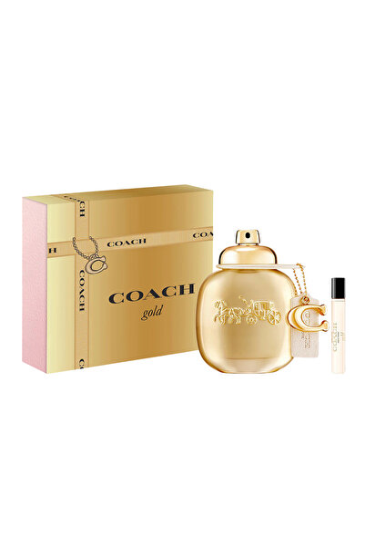 Coach Set Coach: Gold, Apă de parfum, Pentru femei, 50 ml + Gold, Apă de parf...