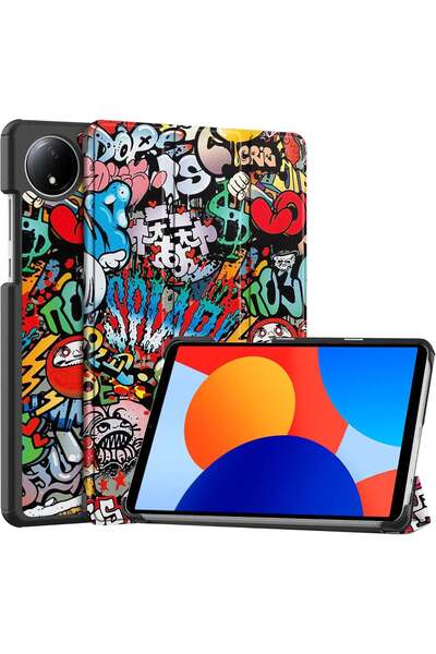SIGLOO Husă Clamshell Slim Tri-Fold Magnetic Piele Ecologică Xiaomi Redmi Pad...