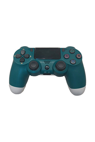 YBOSHOP Controller wireless pentru PS4, cu vibrații, verde deschis și alb