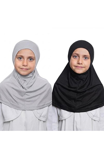 İSTDONATELLA حجاب قطعة واحدة للفتيات - وشاح تسيتيور جاهز للارتداء - حجاب عملي...