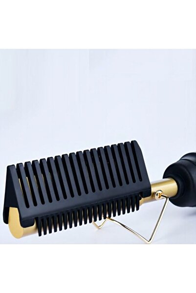 Yallabena Gray Wet & Dry Electric Heating Curling Comb – Hair Straightener an...