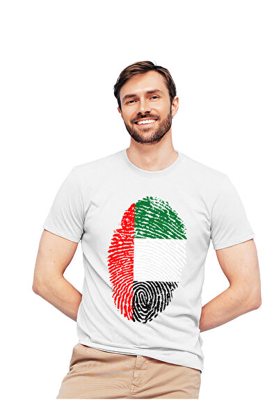 Generic عالم الموضة تيشرت قطن بطباعة عالية الجودة بتصميم بصمة فلسطين