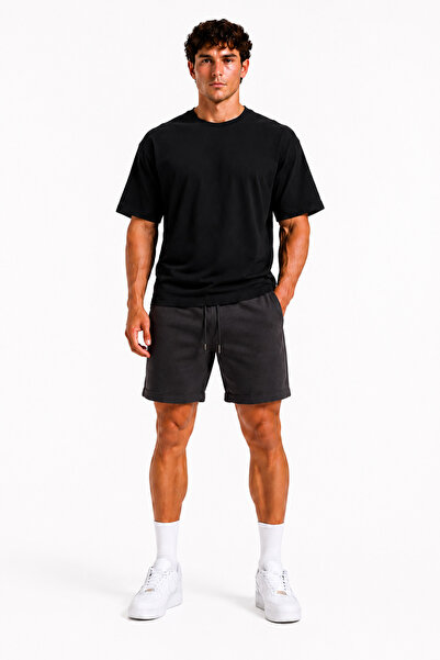 LUMİZA Men's Summer Sports Shorts with Cotton Pockets, Elastic, Casual and Co...