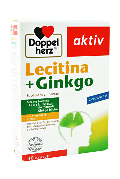 doppel herz Lecitina 600mg + Ginkgo Biloba 15mg 30cps