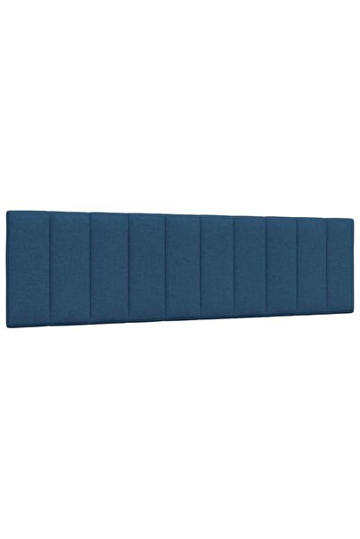vidaxl Pernă pentru tăblie de pat, Hanko, albastru, 180 cm, material textil