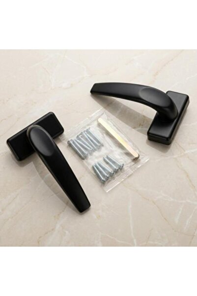 Tucra Aluminum and Upvc Double Black Door and Window Handle Set