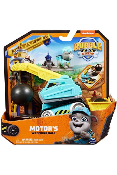 Rubble&Crew Set vehicul de constructie si figurina, Rubble & Crew, Motor, 201...