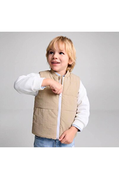mirkidsclub Unisex Children's - Lightweight Padded Puffer Vest with Stand Col...